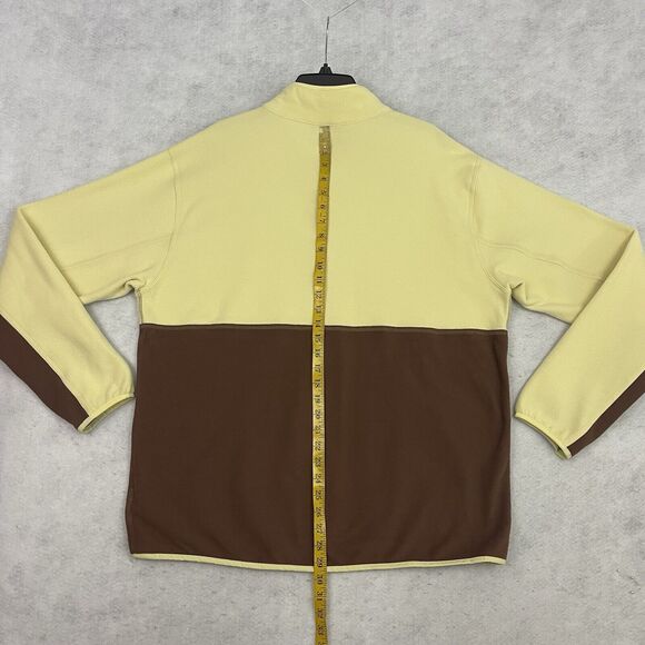 Marmot M12650 Fleece Pullover XL Half Zip Jacket Yellow Brown NWT - Picture 6 of 15